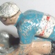 Cycliste miniature Quiralu - detail